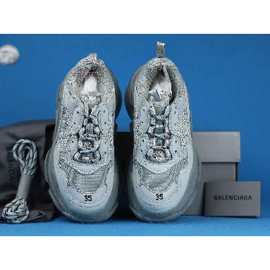 Balenciaga Triple S Sneaker Pearl Grey Clear Sole 541624 W0901 1705 Grey/Grey Sneakers