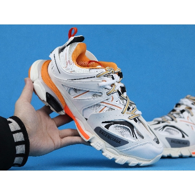 Balenciaga Track Trainer White Orange 542436 W1GB1 9059 White/Orange Sneakers