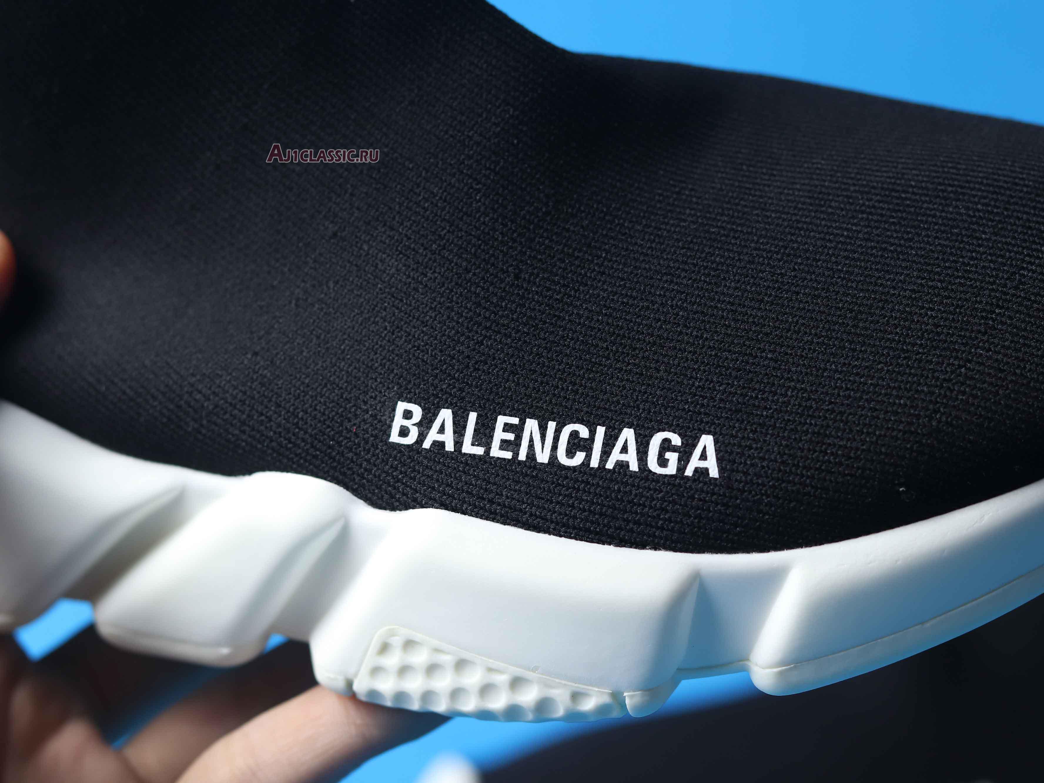 Balenciaga Speed Trainer Mid "Black" 458653 W05G0 1000