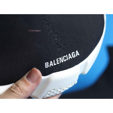 Balenciaga Speed Trainer Mid Black 458653 W05G0 1000 Black/White Sneakers