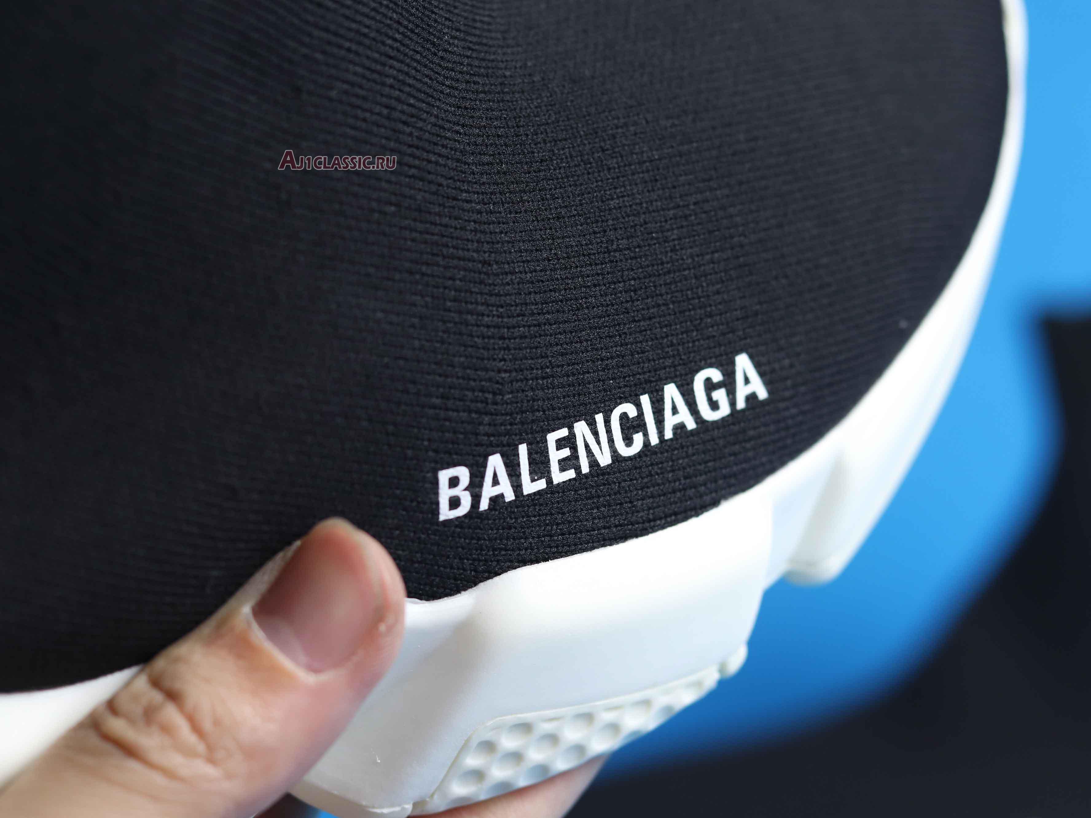 Balenciaga Speed Trainer Mid "Black" 458653 W05G0 1000