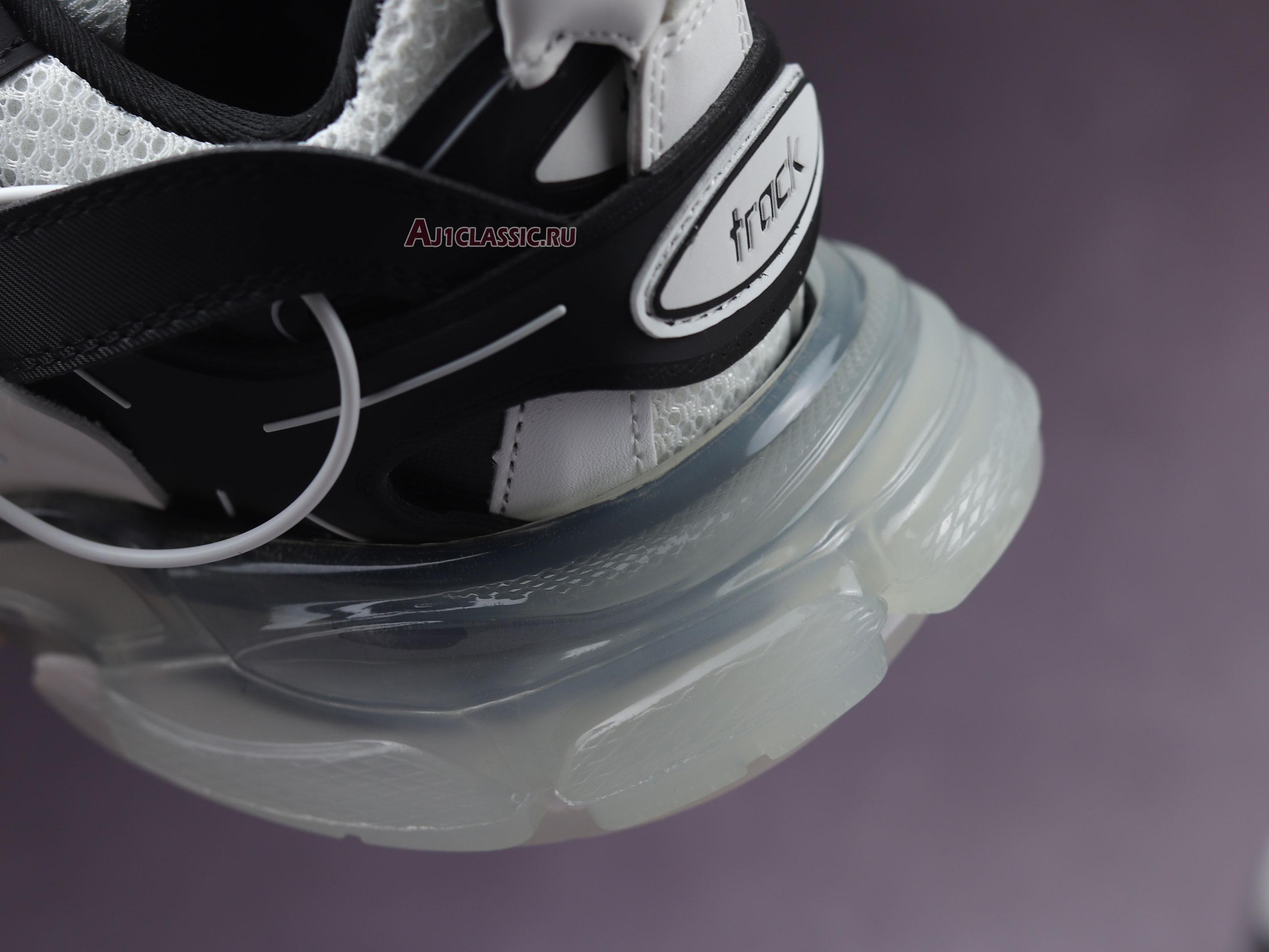Balenciaga Track Sneaker "Clear Sole - White Black" 647741 W3BZ2 9010