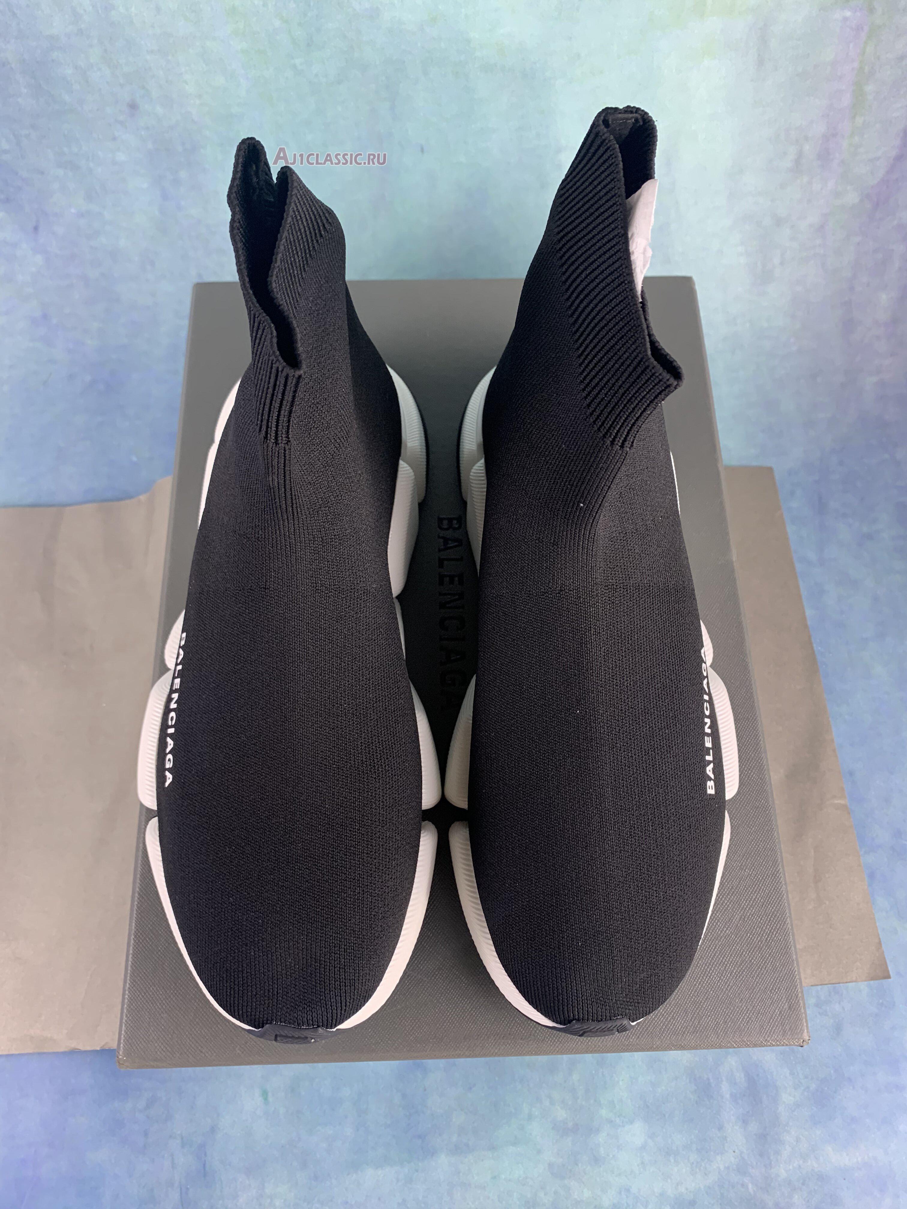 Balenciaga Speed 2.0 Sneaker "Black White" 617239 W2DB2 1015