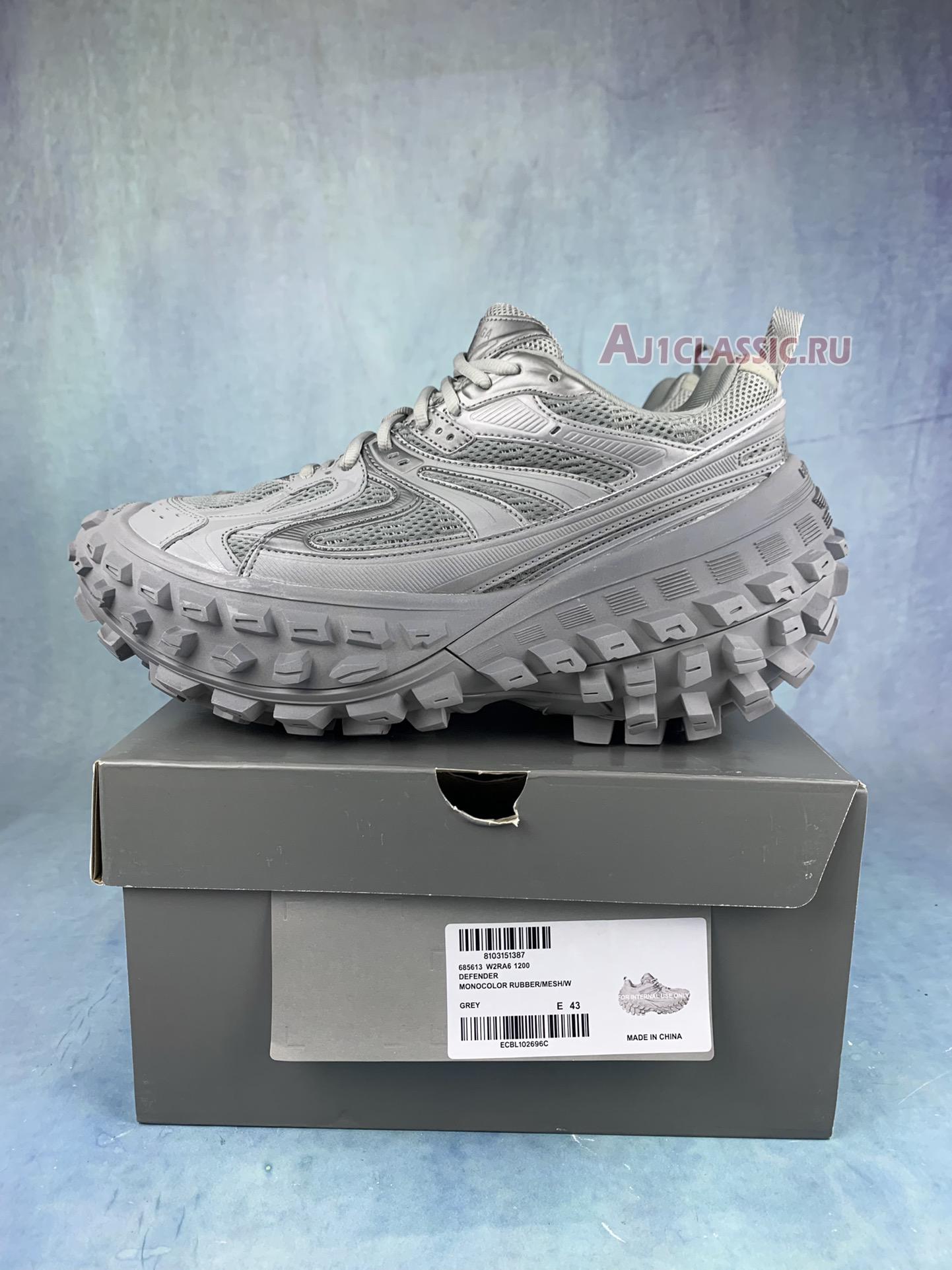 Balenciaga Defender Sneaker "Grey" 685613 W2RA6 1200