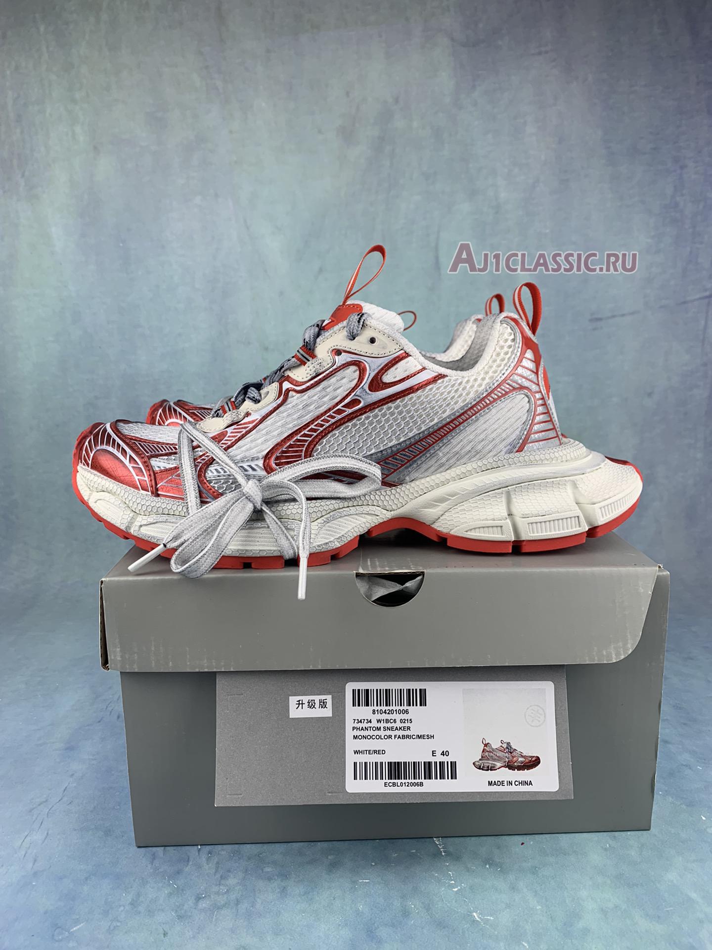 Balenciaga 3XL Sneaker "Worn-Out - White Red" 02 734734 W3XL2 9060-2