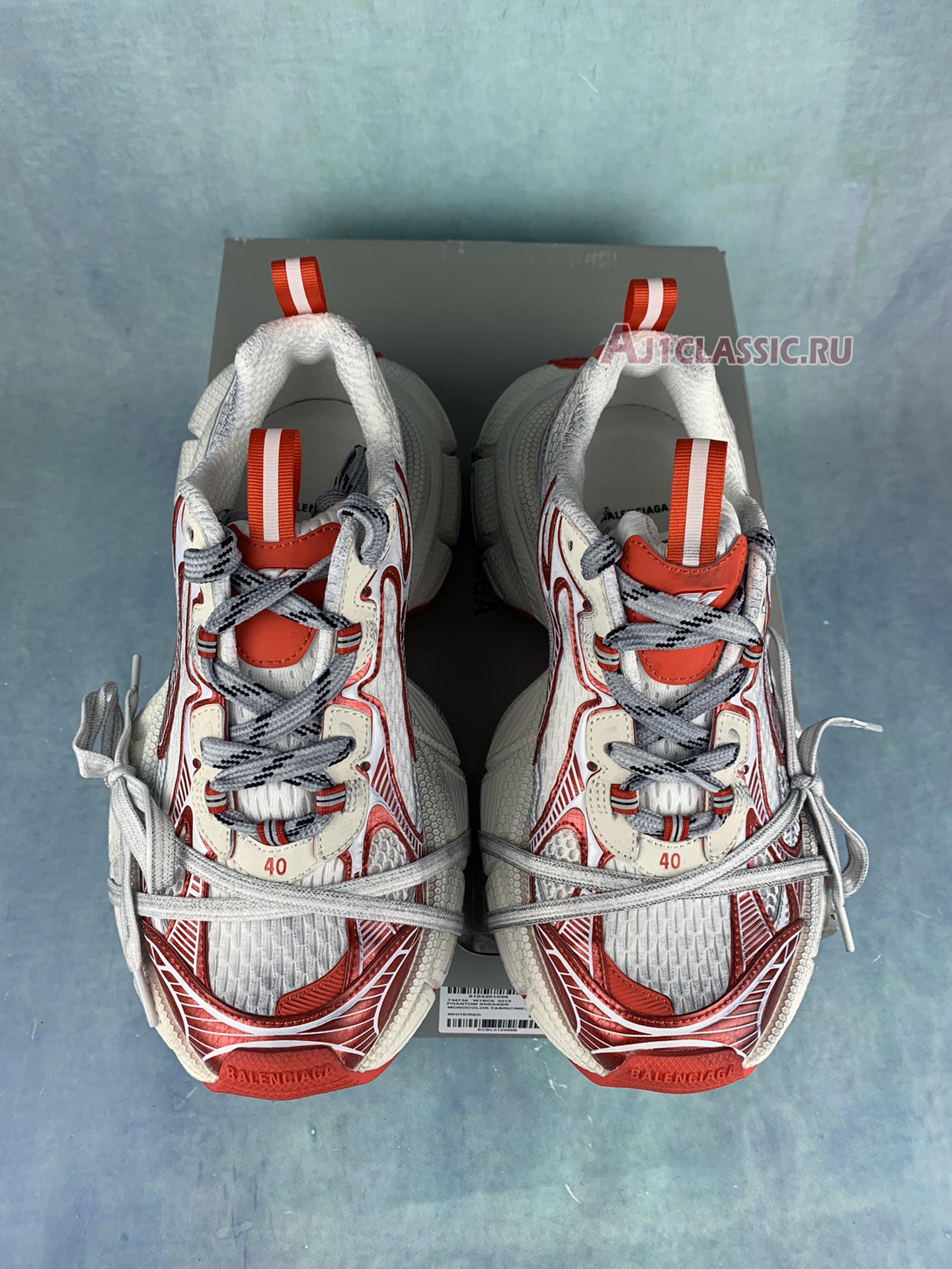 Balenciaga 3XL Sneaker "Worn-Out - White Red" 02 734734 W3XL2 9060-2