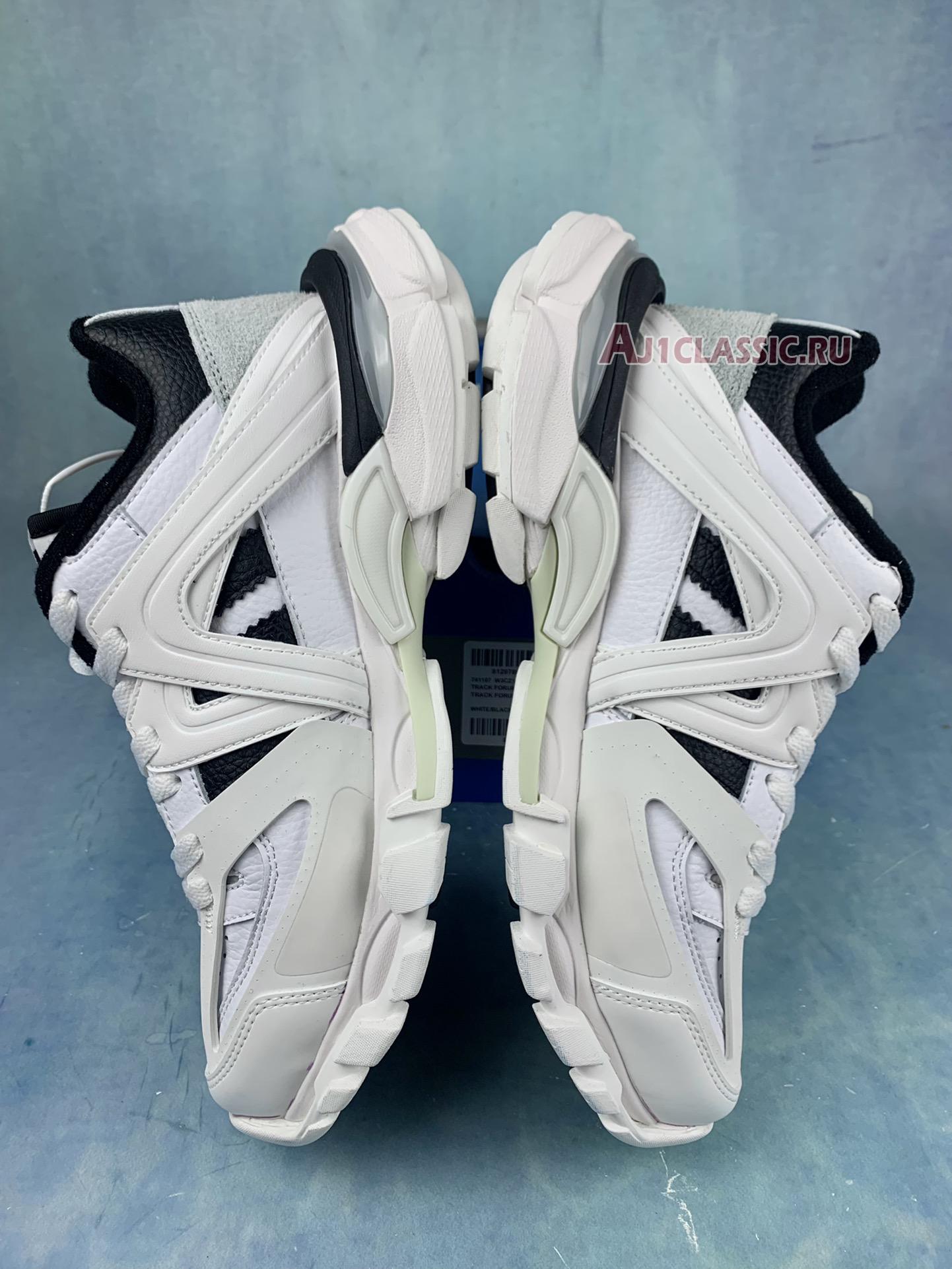 Balenciaga Adidas Track Forum Low Top Sneakers "White Black" 741107 W3CZ1 9010