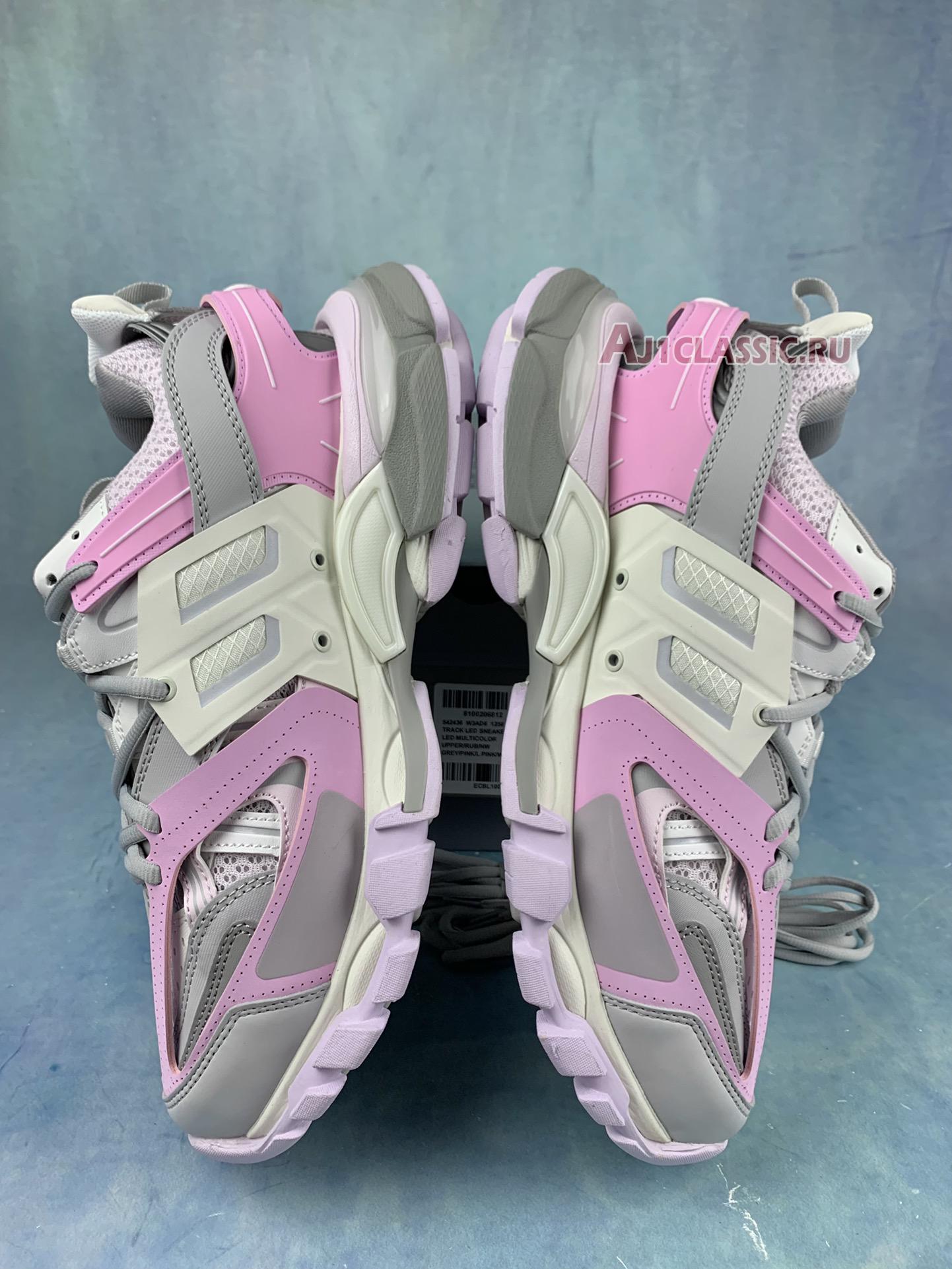 Balenciaga Track LED Sneaker "Grey Pink" 555036 W3AD6 1258