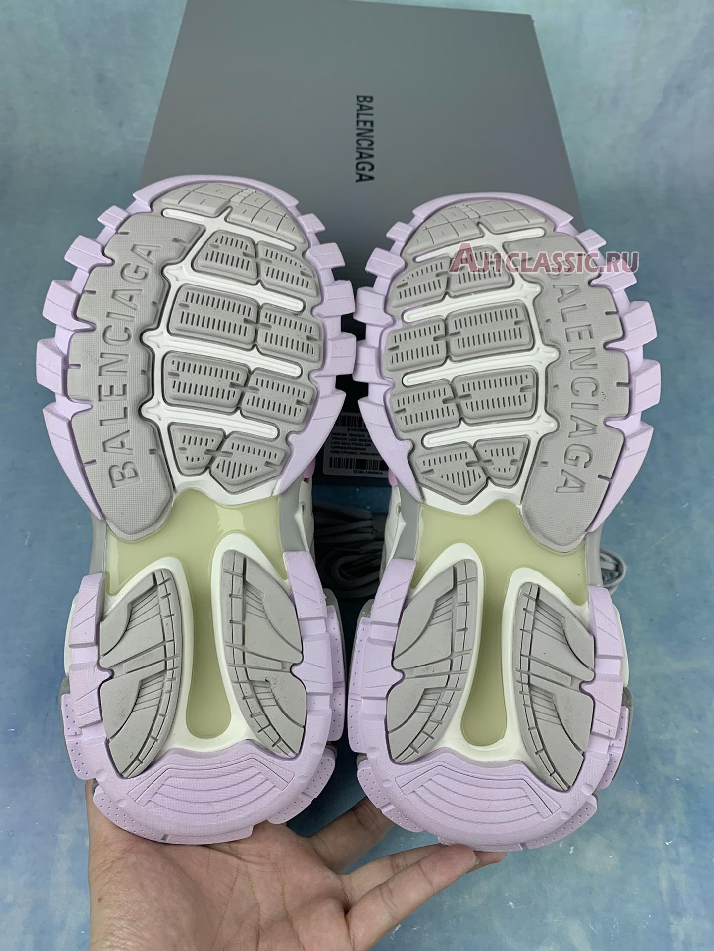 Balenciaga Track LED Sneaker "Grey Pink" 555036 W3AD6 1258