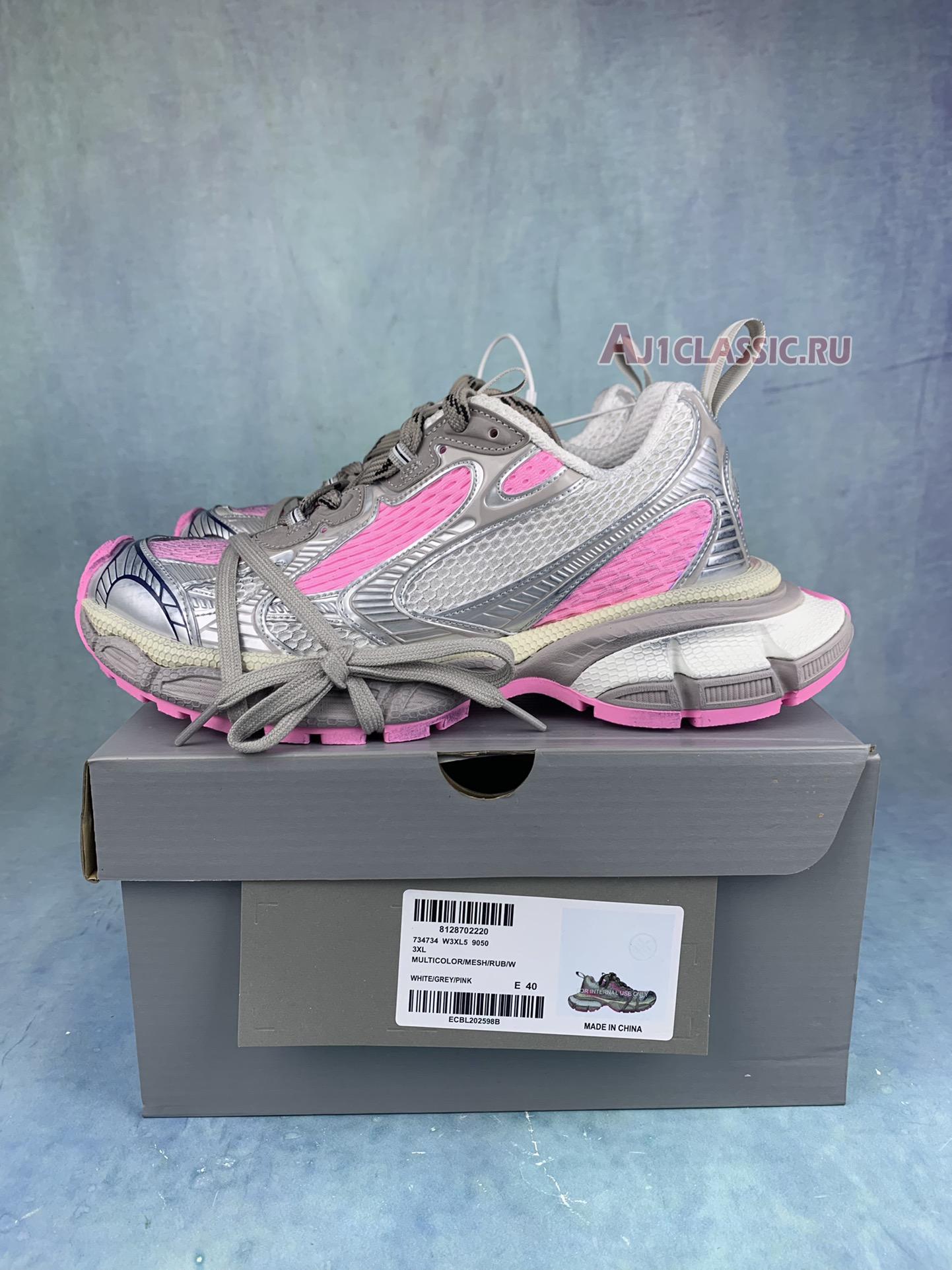 Balenciaga 3XL Sneaker "Worn-Out - Grey Pink" 734734 W3XL5 9050