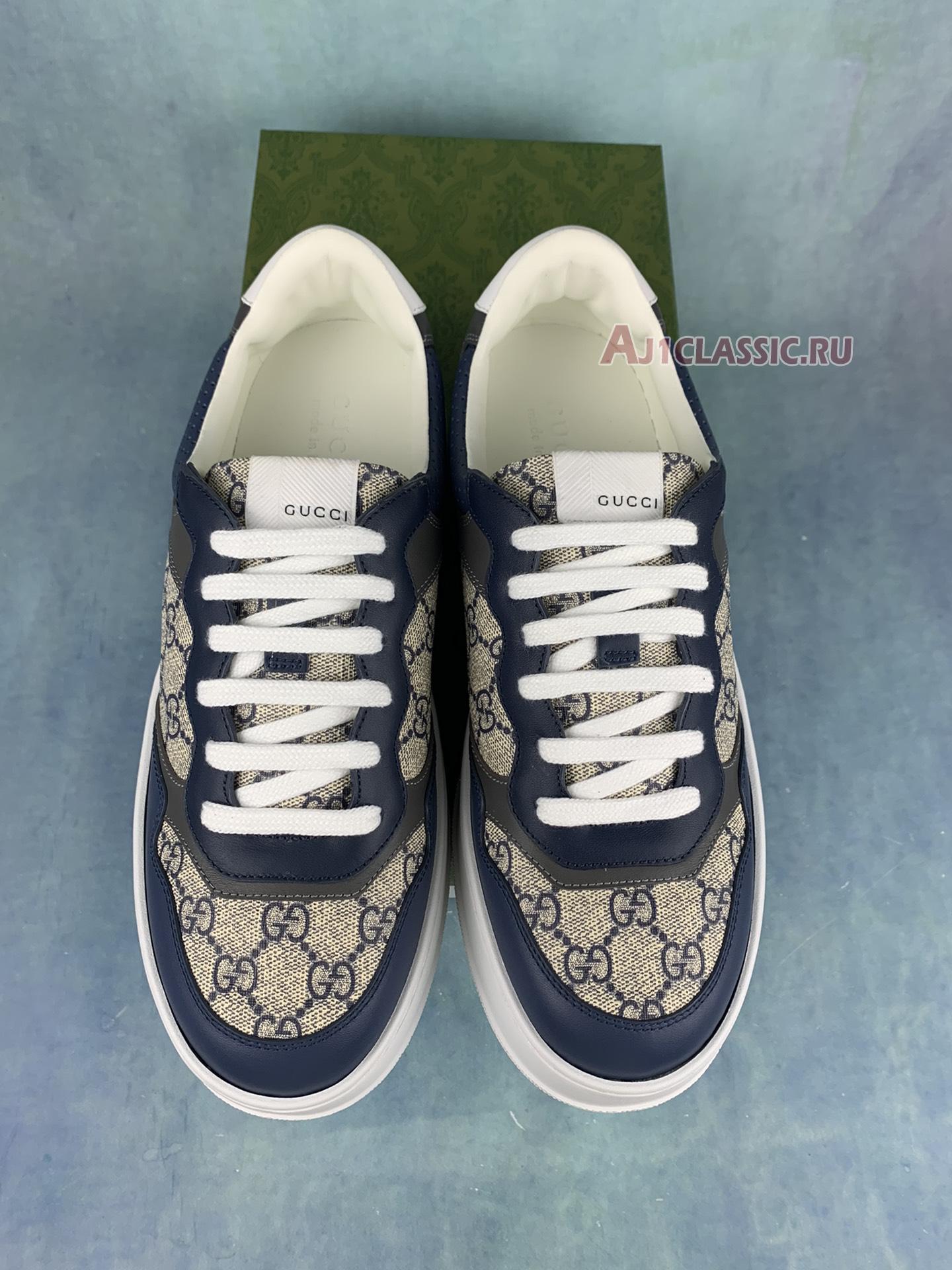 Gucci GG Embossed Sneaker "Beige Blue" 669582 UPGB0 4273