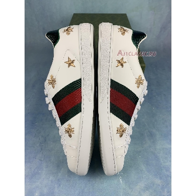 Gucci Ace Embroidered Bees and Stars 386750 A38F0 9073 White/Green/Red/Gold Sneakers