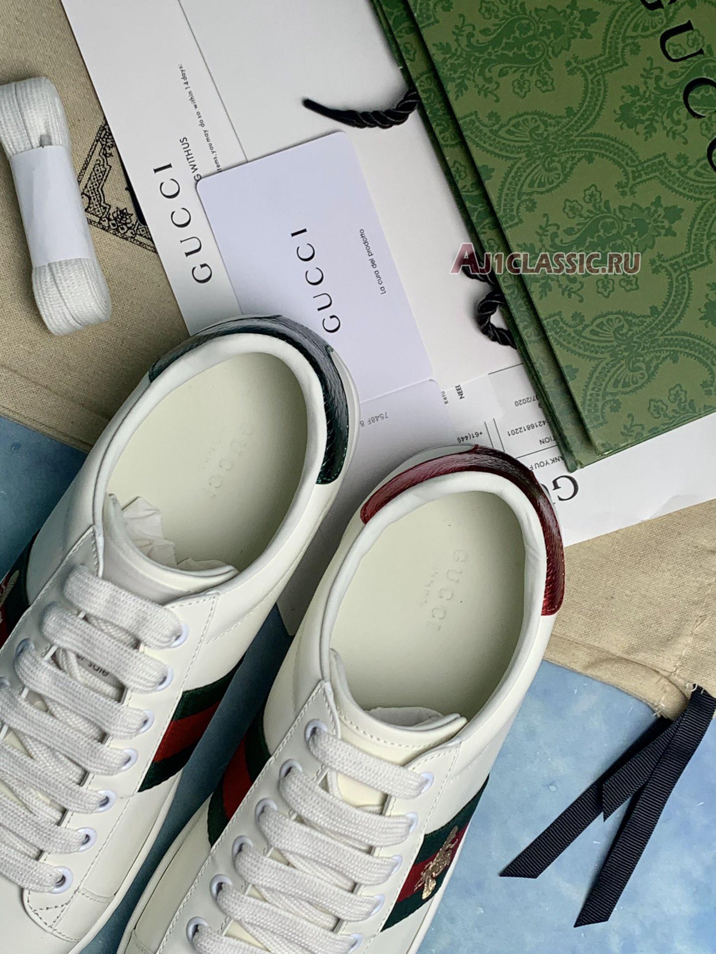 Gucci Ace Embroidered "Bee" 429446 02JP0 9064