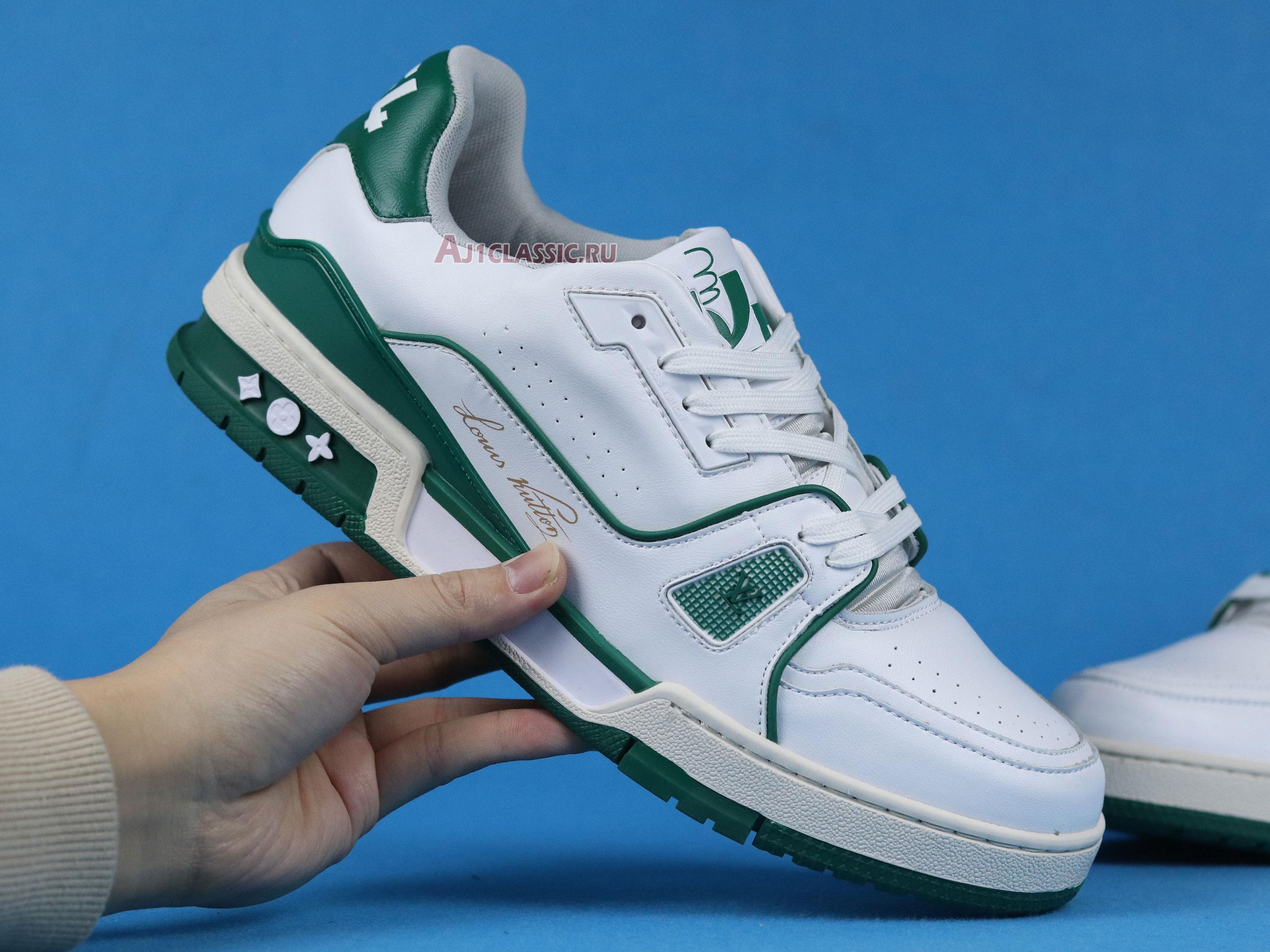 Louis Vuitton LV Trainer Sneaker Low "White Green" A54HS