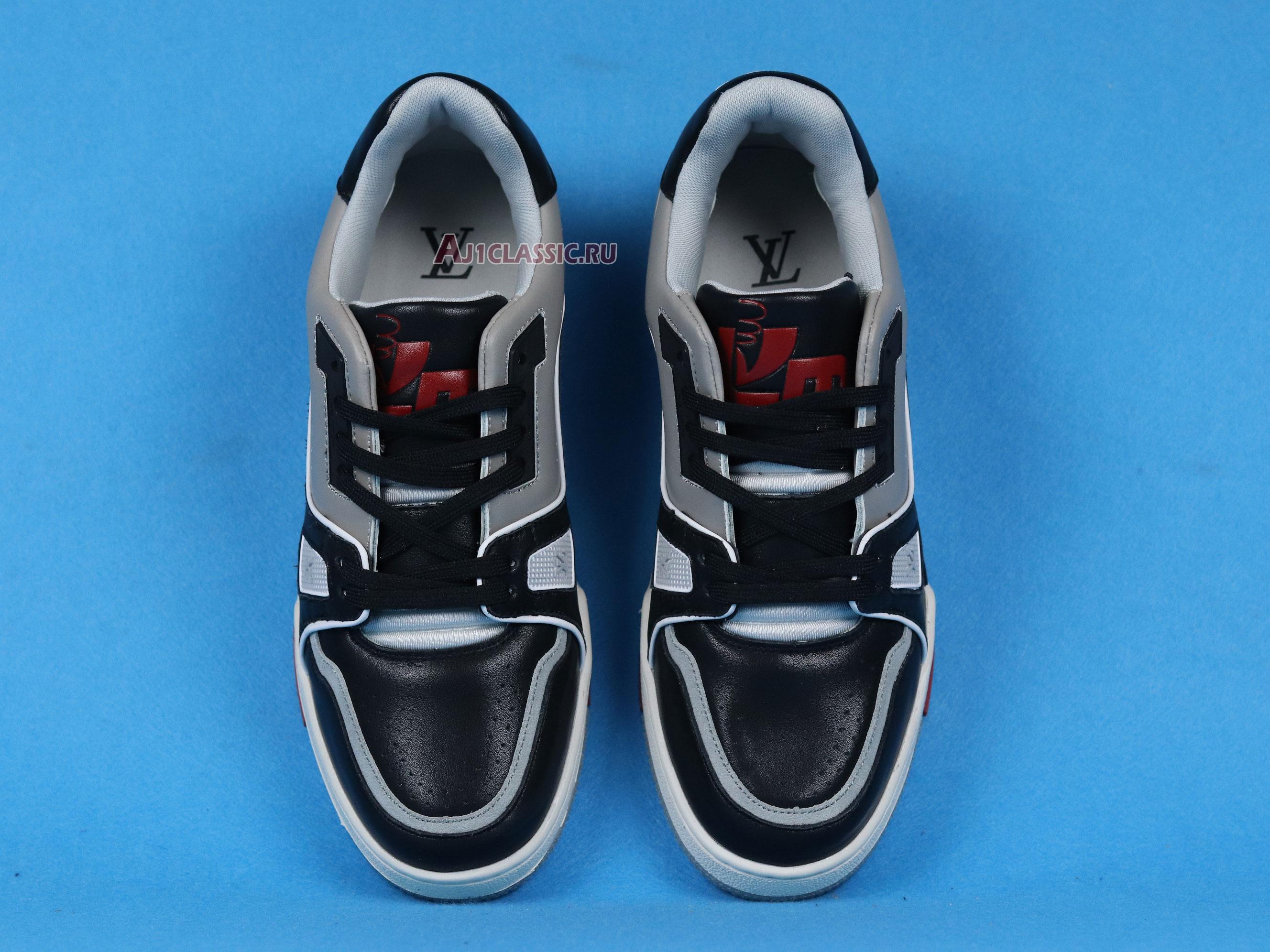 Louis Vuitton LV Trainer Sneaker Low "Black Grey" 1A54H5