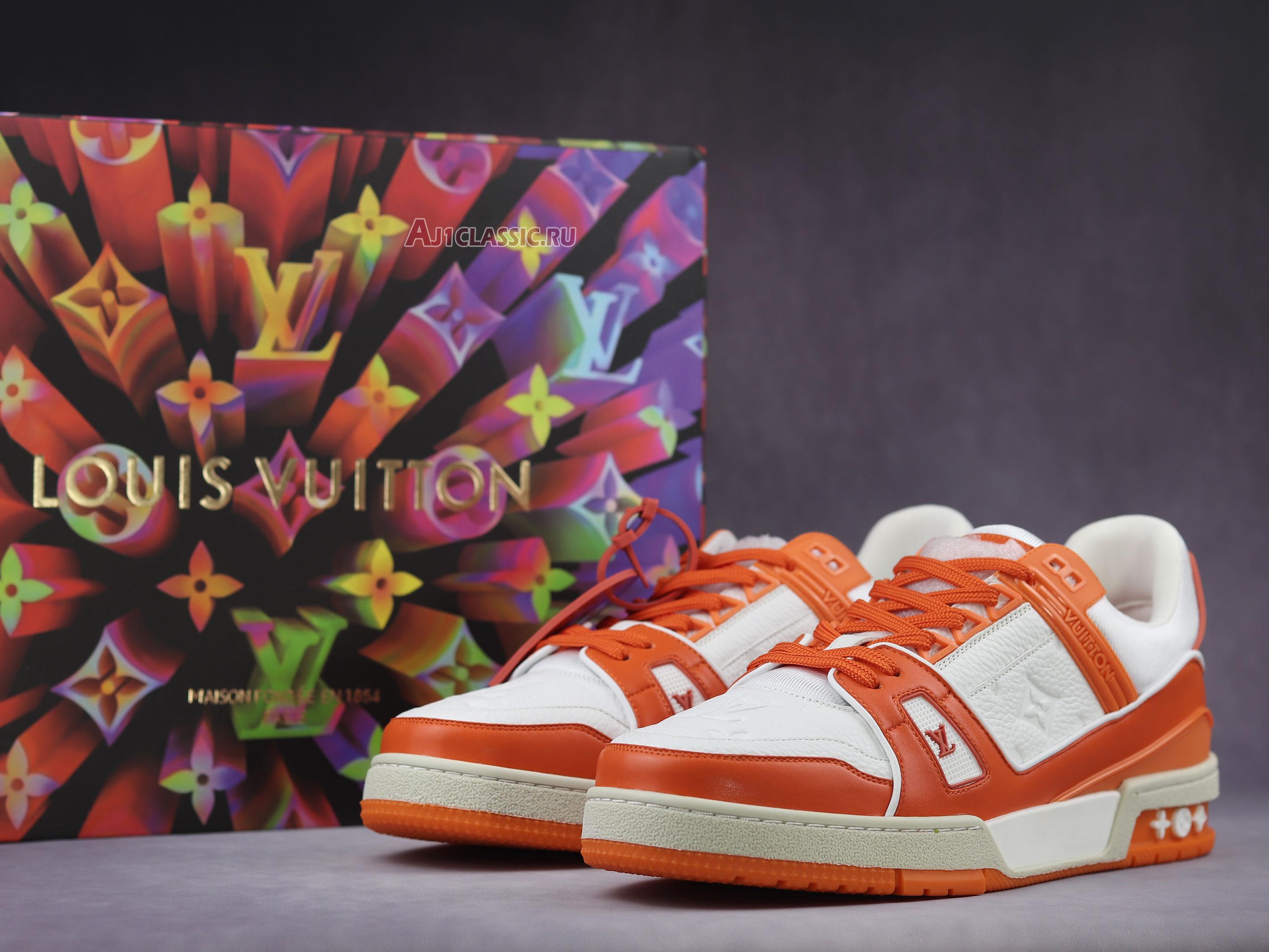 Louis Vuitton Trainer Low "Orange Monogram" 1A811Y