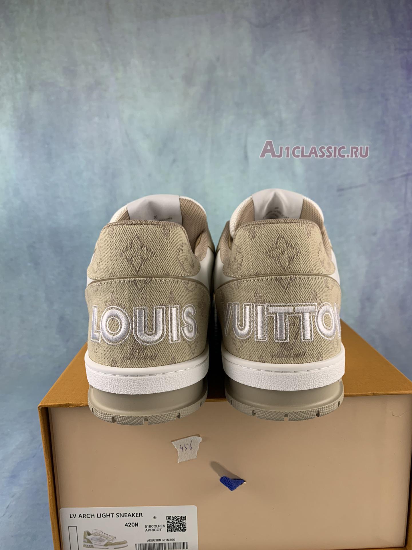 Louis Vuitton Trainer Sneaker "Beige Monogram Denim" 1A9ZC2