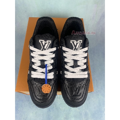 Louis Vuitton Trainer Black Monogram 1AAREY Black/Black/White Sneakers