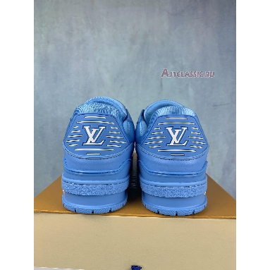 Louis Vuitton Trainer Low Blue Embossed Monogram 1AARFI Blue/White Sneakers