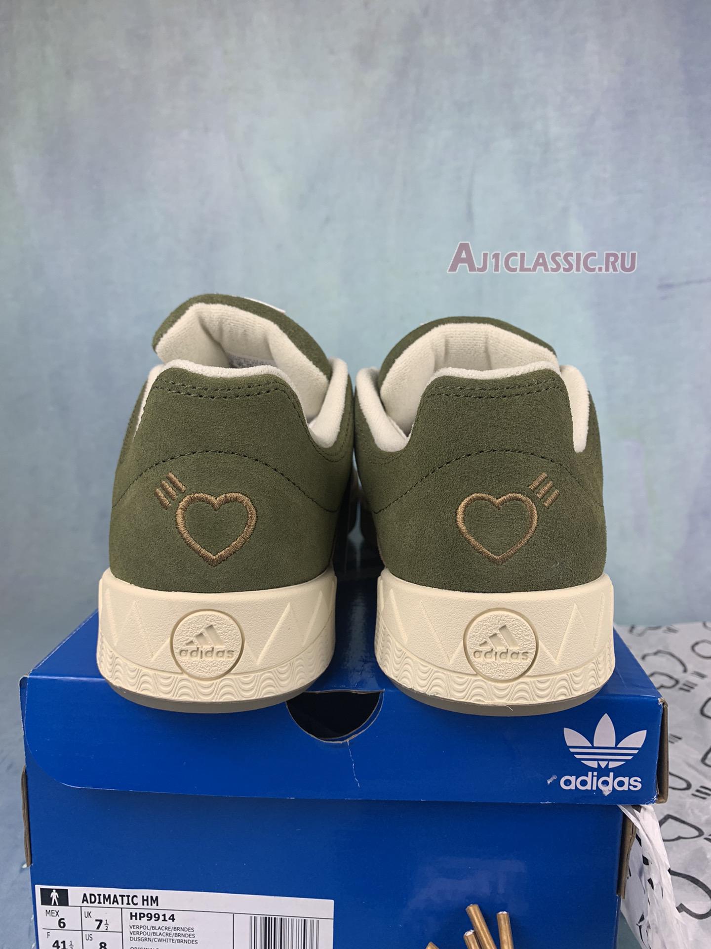 Human Made x Adidas Adimatic "Dust Green Cream White" HP9914