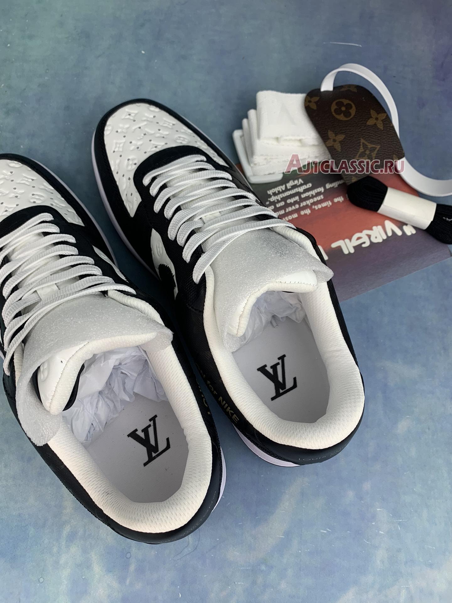 Louis Vuitton x Nike Air Force 1 Low "Black White" 7108-8-2