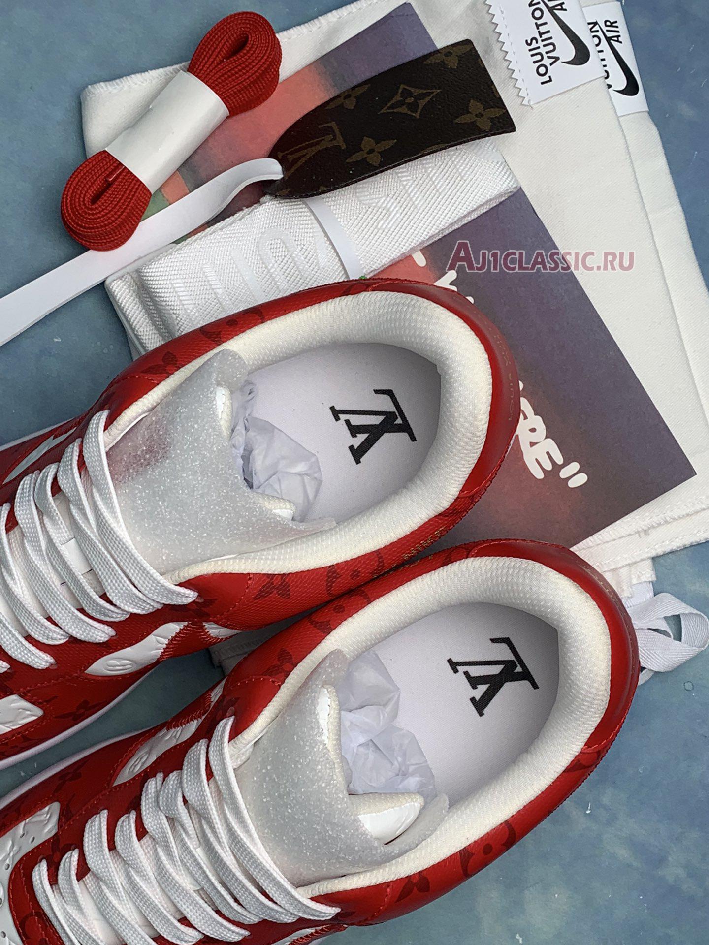 Louis Vuitton x Nike Air Force 1 Low "White Comet Red" MS0232-2