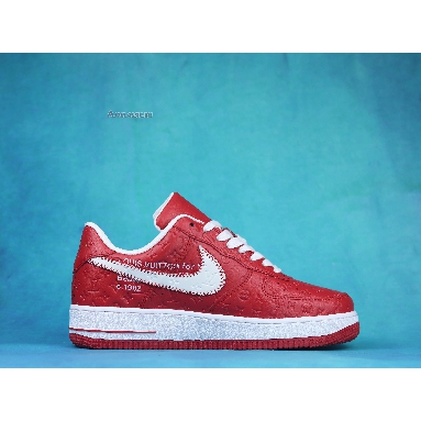 Louis Vuitton x Nike Air Force 1 Low Red NAF1LV-09 Red/White Sneakers