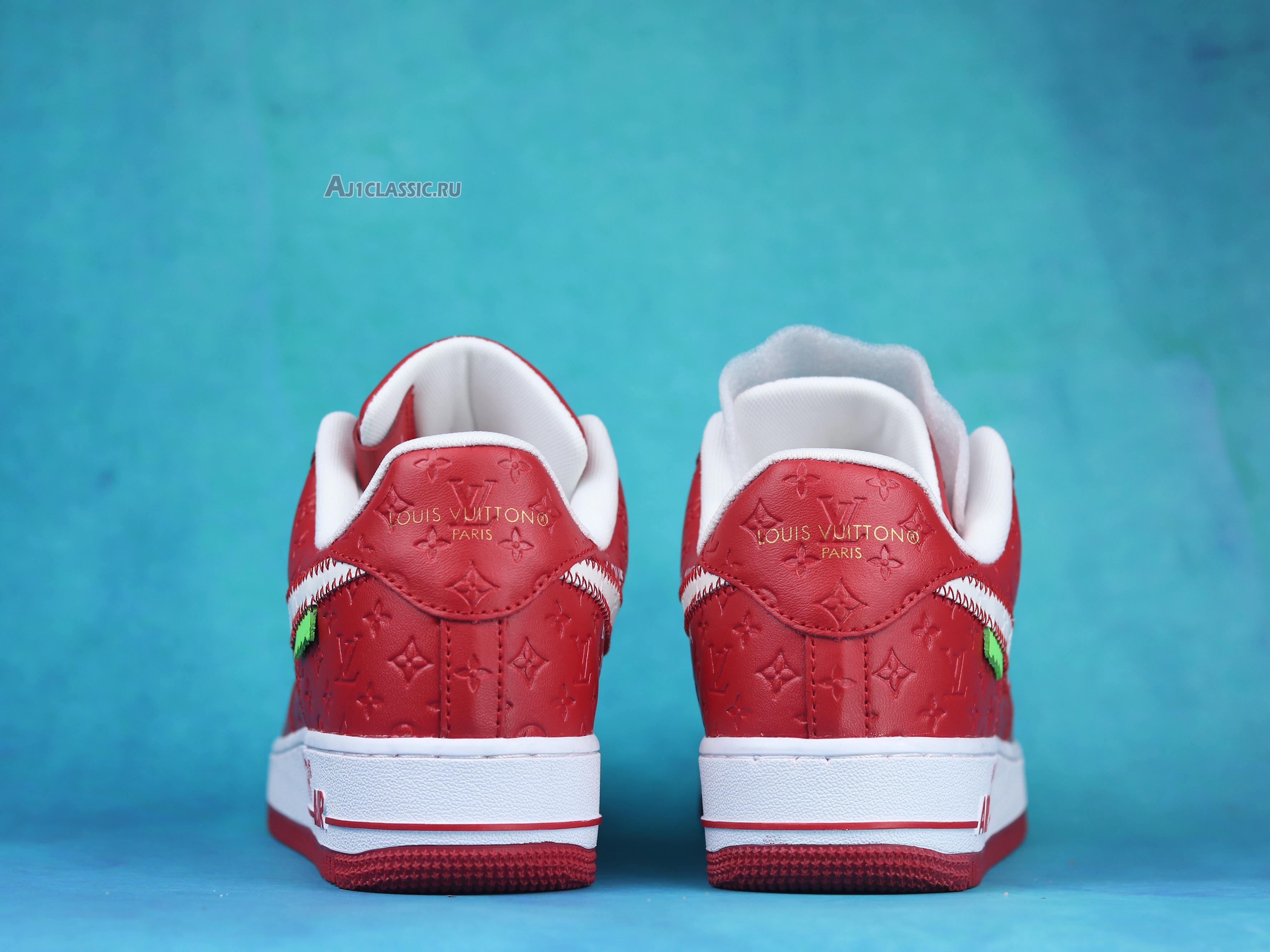 Louis Vuitton x Nike Air Force 1 Low "Red" NAF1LV-09