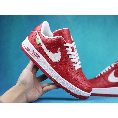 Louis Vuitton x Nike Air Force 1 Low Red NAF1LV-09 Red/White Sneakers