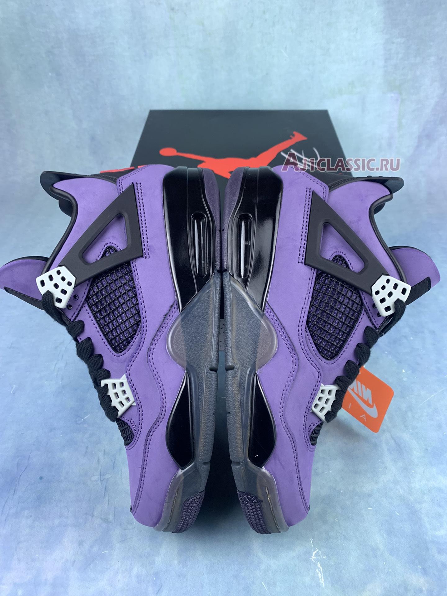 Travis Scott x Air Jordan 4 Retro "Purple Suede - Black Midsole" AJ4-766296