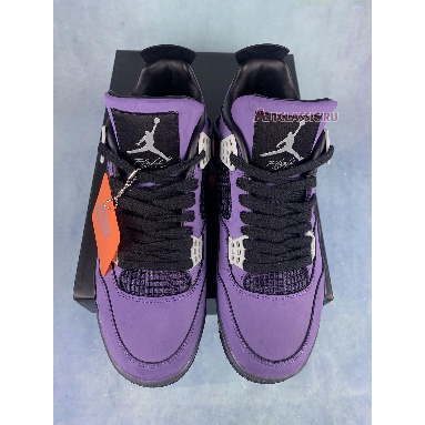 Travis Scott x Air Jordan 4 Retro Purple Suede - Black Midsole AJ4-766296 Purple Dynasty/Varsity Red/Black Sneakers