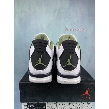 Air Jordan 4 Retro Seafoam AQ9129-103 White/Oil Green/Dark Ash/Neutral Grey Sneakers