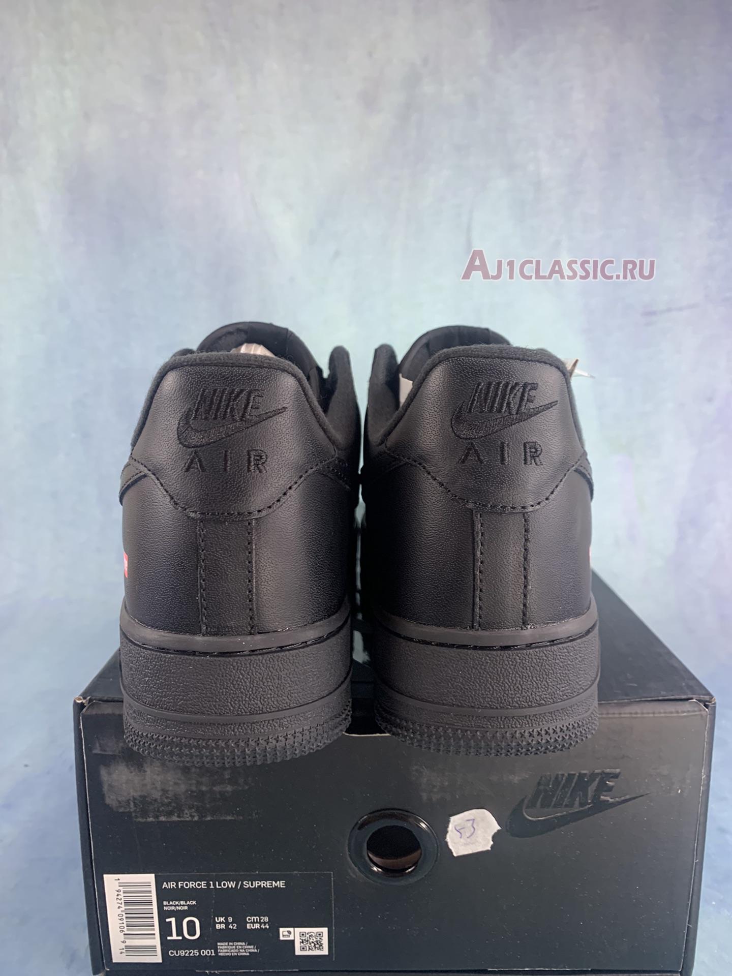 Supreme x Nike Air Force 1 Low "Box Logo - Black" CU9225-001