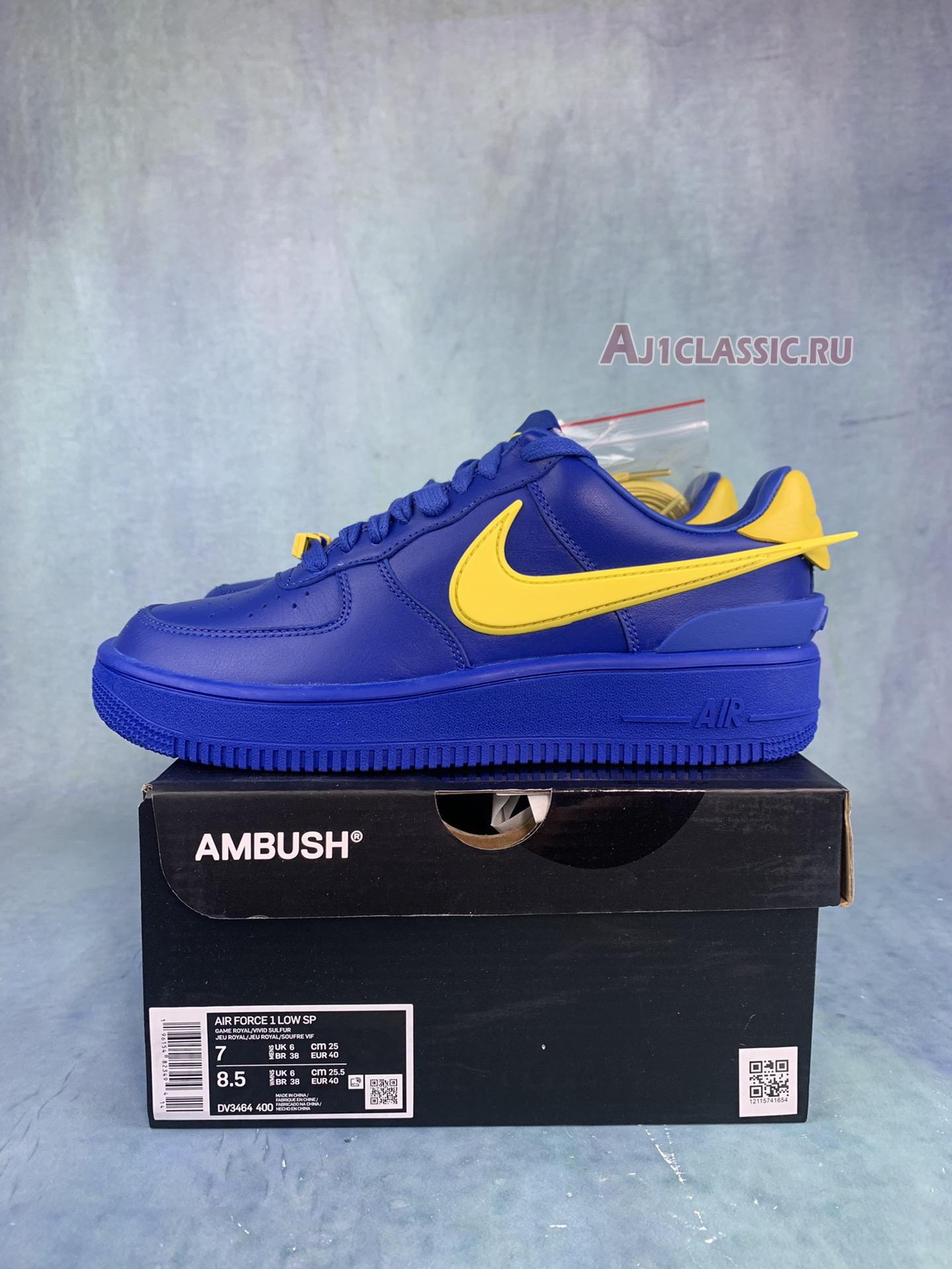 AMBUSH x Nike Air Force 1 Low Game Royal DV3464-400 Game Royal/Vivid Sulfur Sneakers