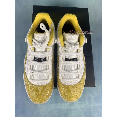 Air Jordan 11 Low Yellow Snakeskin AH7860-107 White/Tour Yellow-Sail Sneakers