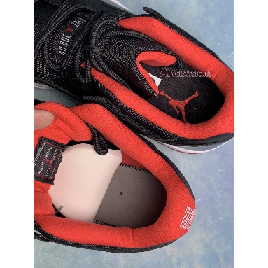 Air Jordan 11 Retro Low Bred 528895-012-2 Black/True Red-White Sneakers