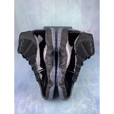 Air Jordan 11 Retro Cap and Gown 378037-005-2 Black/Black-Black Sneakers