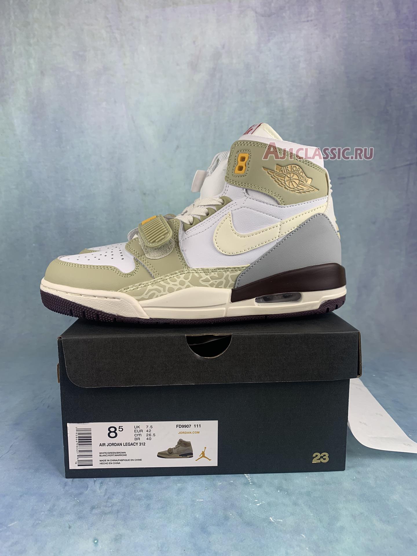 Jordan Legacy 312 Year of the Rabbit FD9907-111 Light Olive/Yellow/Brown/White Sneakers