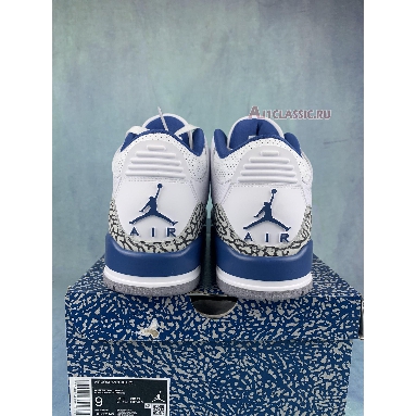 Air Jordan 3 Retro Washington Wizards CT8532-148 White/Metallic Copper/True Blue/Cement Grey Sneakers