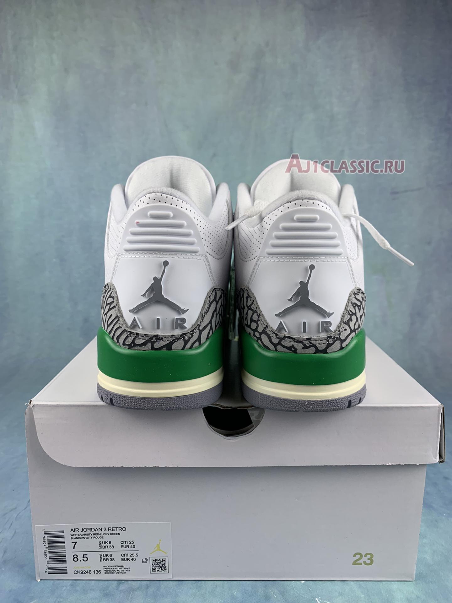 Air Jordan 3 Retro "Lucky Green" CK9246-136