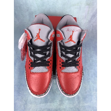 Air Jordan 3 Retro SE Unite CK5692-600-2 Fire Red/Fire Red/Cement Grey/Black Sneakers
