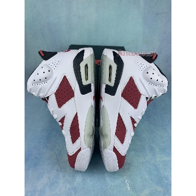 Air Jordan 6 Retro OG Carmine 2021  CT8529-106-2 White/Black/Carmine Sneakers