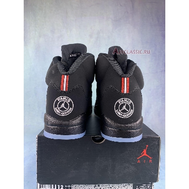 Paris Saint-Germain x Air Jordan 5 Retro PSG AV9175-001-2 Black/White-Challenge Red Sneakers