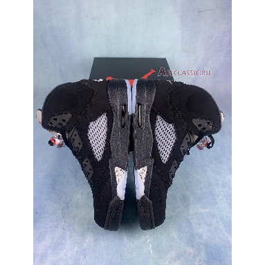 Air Jordan 5 OG Metallic 2016 845035-003 Black/Metallic Silver Sneakers