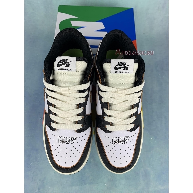 HUF x Nike Dunk Low SB San Francisco  FD8775-001-2 Black/Vast Grey/White Sneakers
