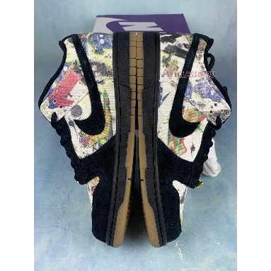 Supreme x Nike SB Dunk Low Rammellzee FD8778-001 Black/Black/Multi-Color Sneakers