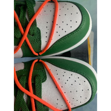 Off-White x Nike Dunk Low Pine Green CT0856-100-2 White/Pine Green/Pine Green Sneakers