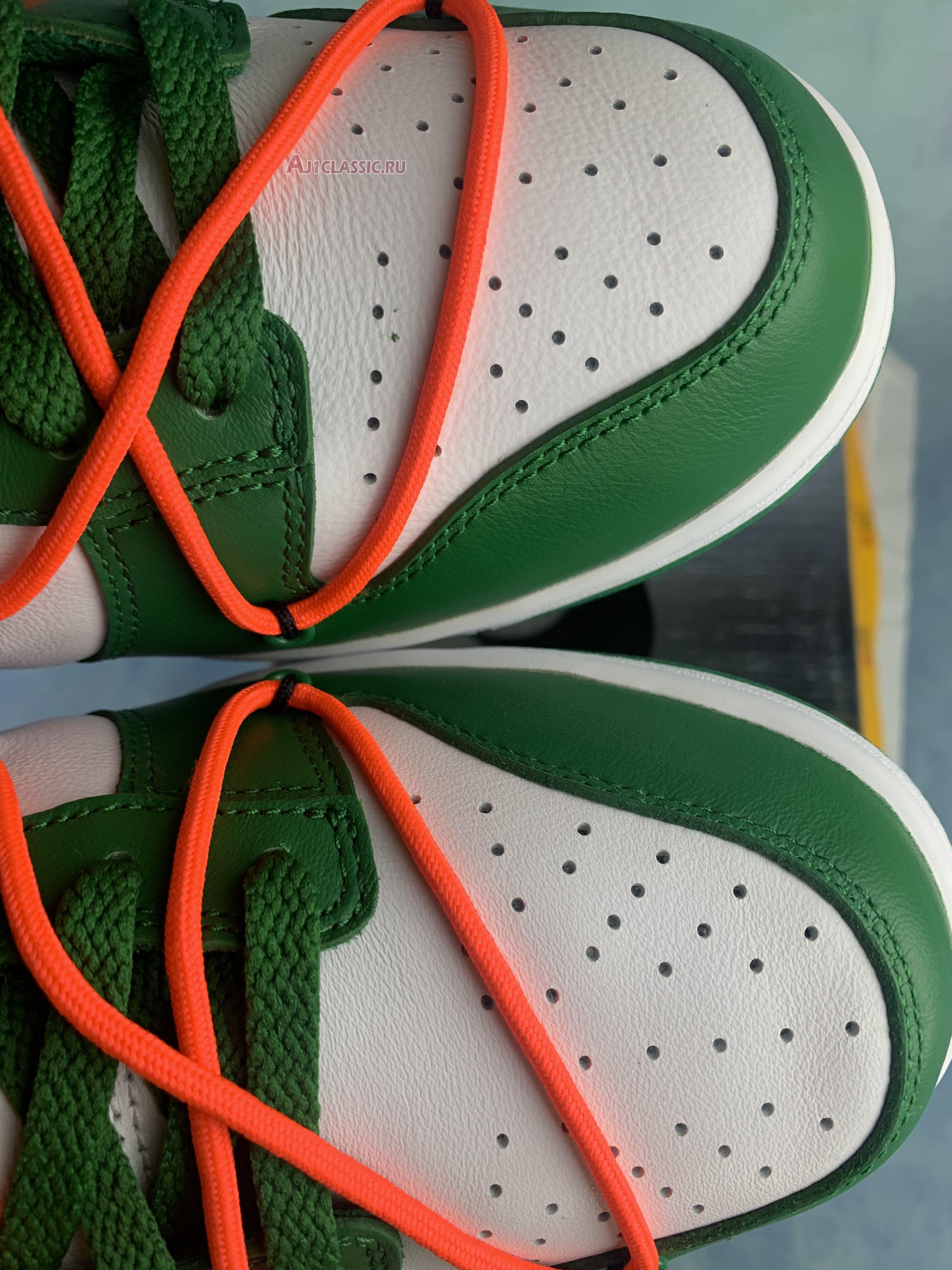 Off-White x Nike Dunk Low "Pine Green" CT0856-100-2