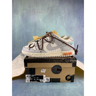 Off-White x Nike Dunk Low Lot 46 of 50 DM1602-102 Sail/Neutral Grey Sneakers