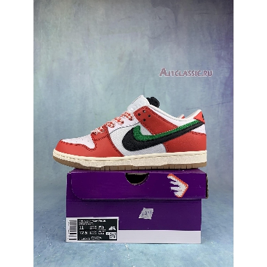 Frame Skate x Nike SB Dunk Low Habibi CT2550-600-2 Chile Red/White-Lucky Green-Black Sneakers